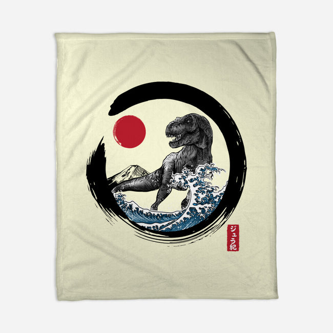 Enso T-Rex-None-Fleece-Blanket-DrMonekers