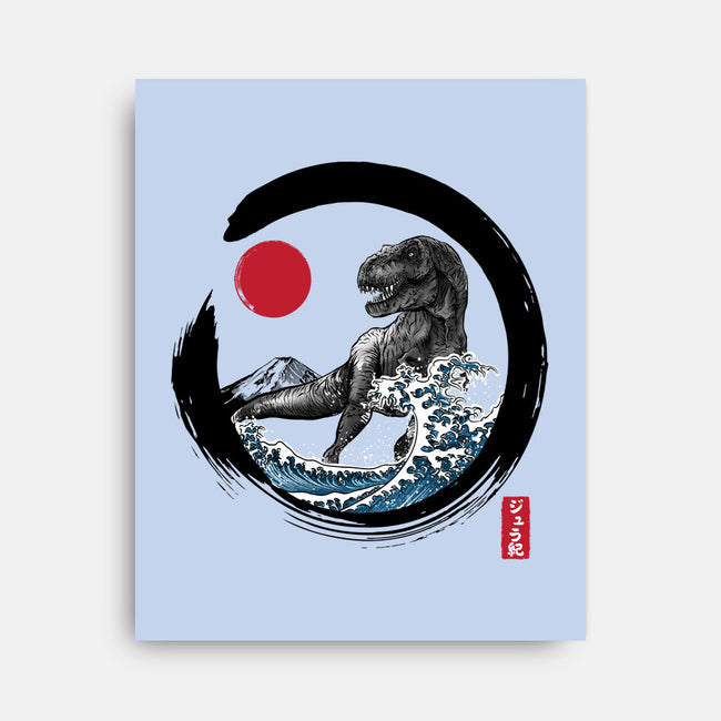Enso T-Rex-None-Stretched-Canvas-DrMonekers