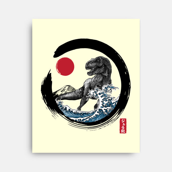 Enso T-Rex-None-Stretched-Canvas-DrMonekers