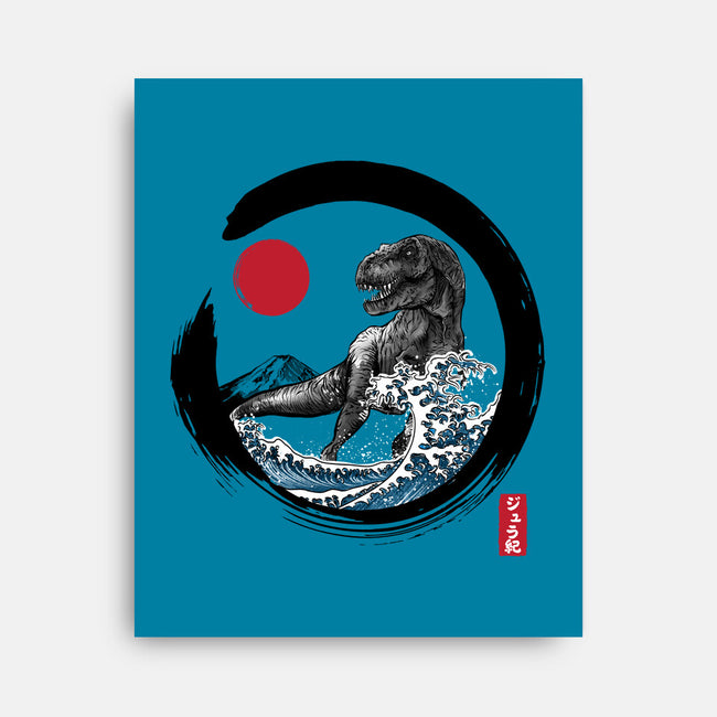 Enso T-Rex-None-Stretched-Canvas-DrMonekers