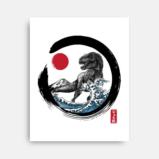 Enso T-Rex-None-Stretched-Canvas-DrMonekers