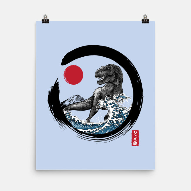 Enso T-Rex-None-Matte-Poster-DrMonekers