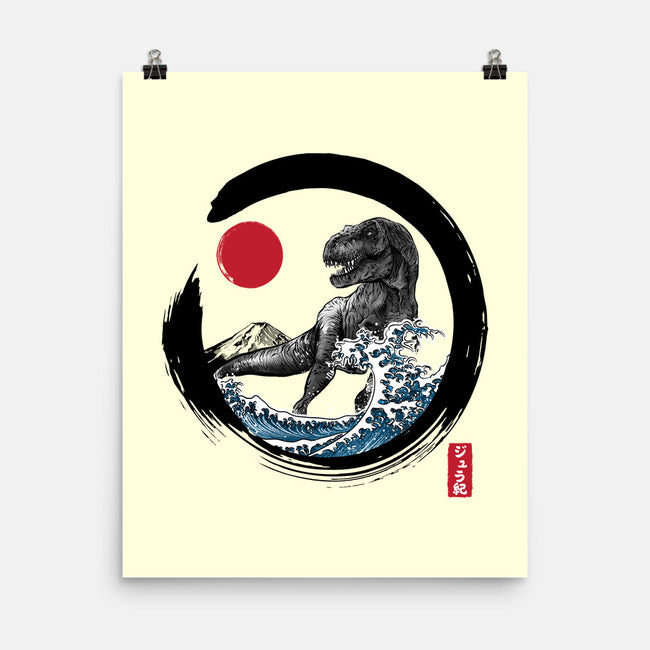 Enso T-Rex-None-Matte-Poster-DrMonekers