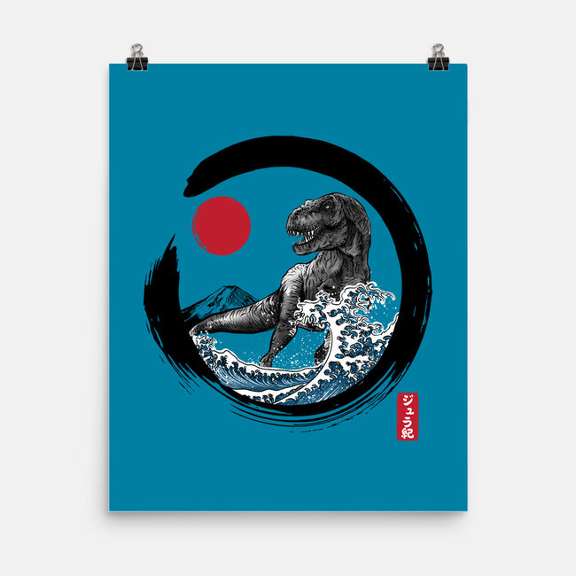 Enso T-Rex-None-Matte-Poster-DrMonekers