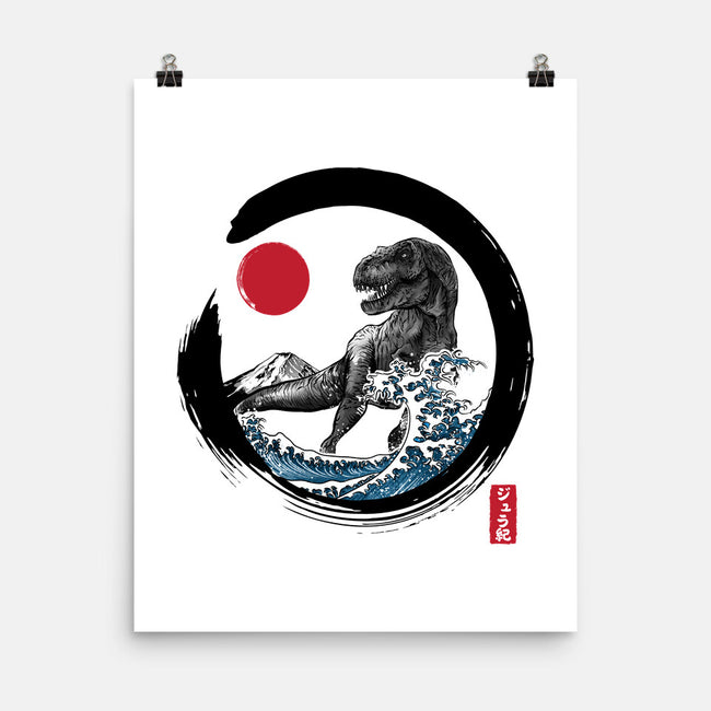 Enso T-Rex-None-Matte-Poster-DrMonekers