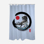 Enso T-Rex-None-Polyester-Shower Curtain-DrMonekers