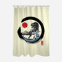 Enso T-Rex-None-Polyester-Shower Curtain-DrMonekers