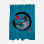 Enso T-Rex-None-Polyester-Shower Curtain-DrMonekers