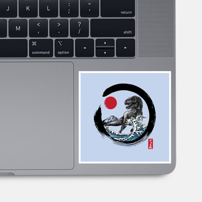 Enso T-Rex-None-Glossy-Sticker-DrMonekers