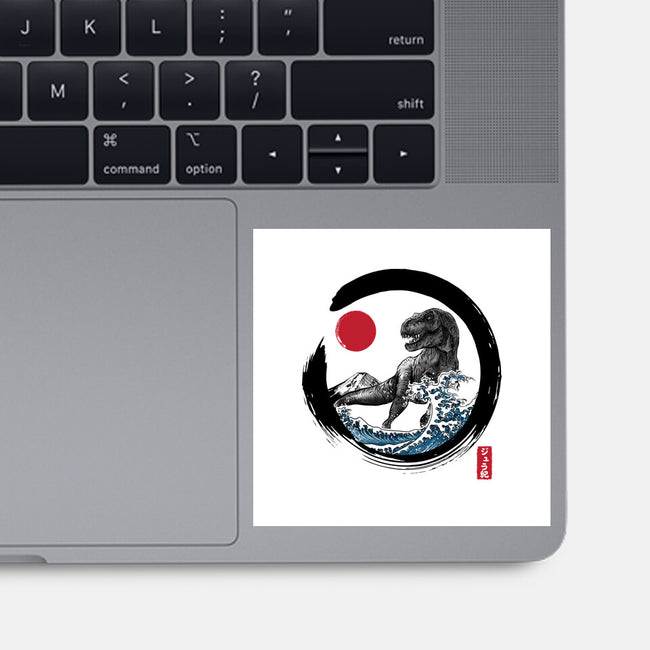 Enso T-Rex-None-Glossy-Sticker-DrMonekers
