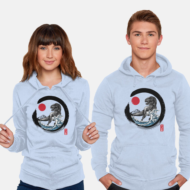 Enso T-Rex-Unisex-Pullover-Sweatshirt-DrMonekers