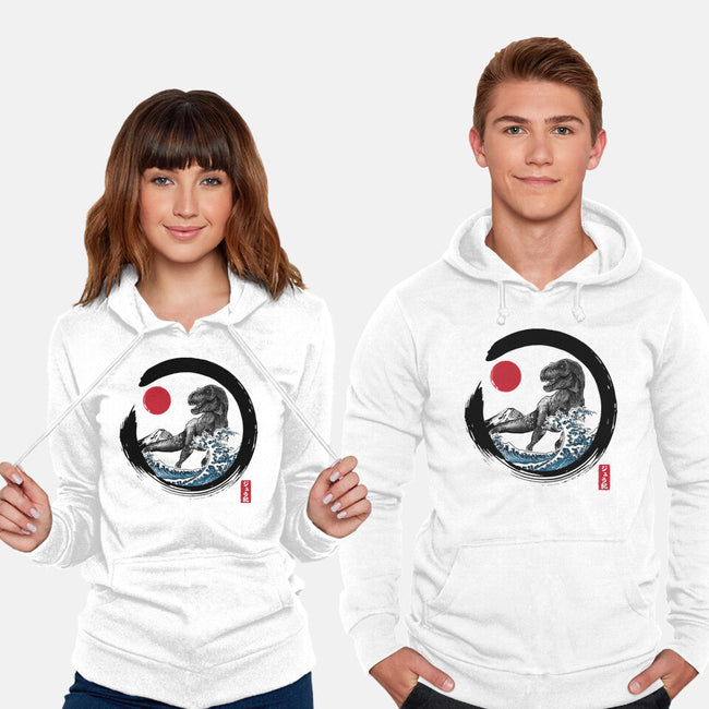 Enso T-Rex-Unisex-Pullover-Sweatshirt-DrMonekers