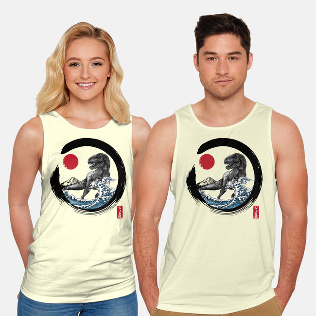 Enso T-Rex-Unisex-Basic-Tank-DrMonekers