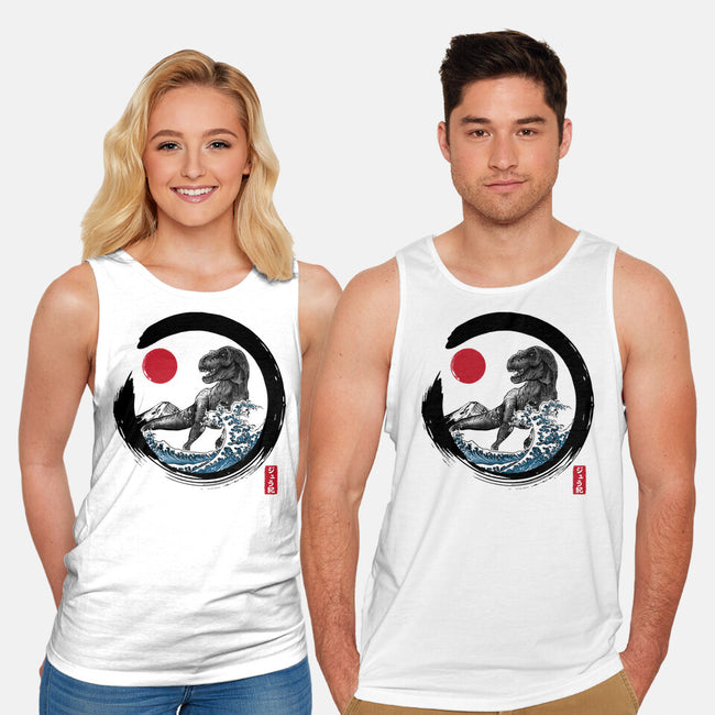 Enso T-Rex-Unisex-Basic-Tank-DrMonekers