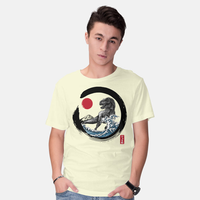 Enso T-Rex-Mens-Basic-Tee-DrMonekers