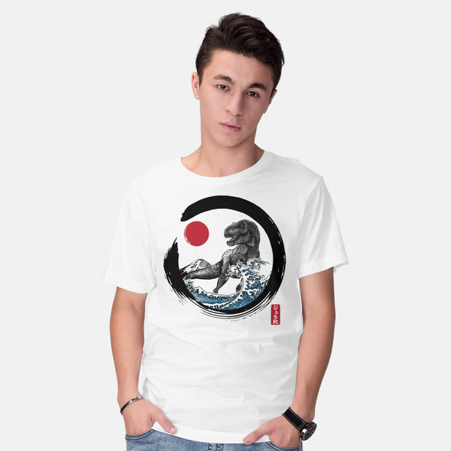 Enso T-Rex-Mens-Basic-Tee-DrMonekers