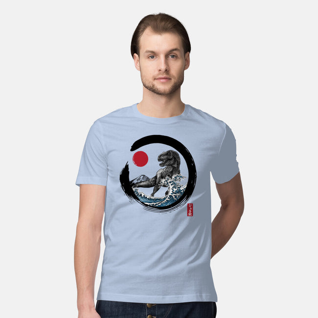 Enso T-Rex-Mens-Premium-Tee-DrMonekers