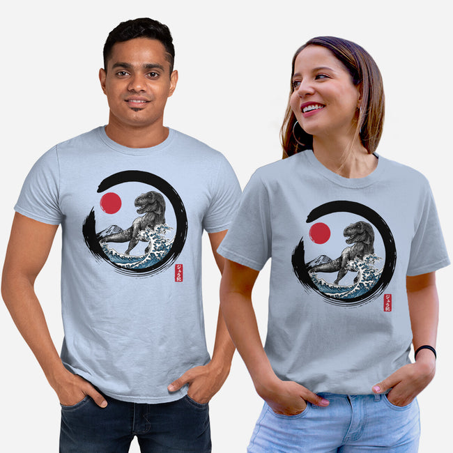 Enso T-Rex-Unisex-Basic-Tee-DrMonekers