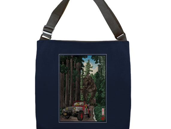T-Rex Chase Woodblock