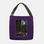T-Rex Chase Woodblock-None-Adjustable Tote-Bag-DrMonekers