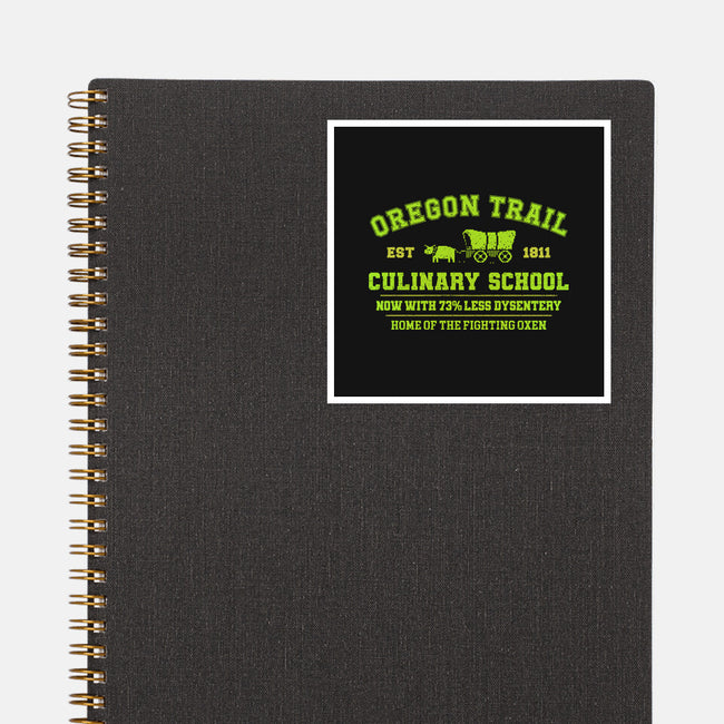 Oregon Trail Culinary School-None-Glossy-Sticker-kg07