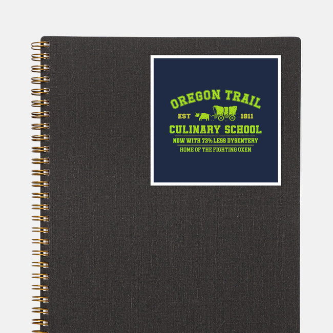 Oregon Trail Culinary School-None-Glossy-Sticker-kg07