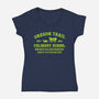 Oregon Trail Culinary School-Womens-V-Neck-Tee-kg07