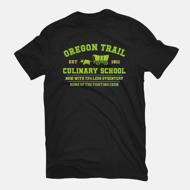 Oregon Trail Culinary School-Mens-Heavyweight-Tee-kg07