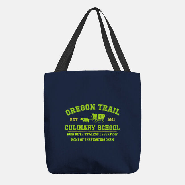 Oregon Trail Culinary School-None-Basic Tote-Bag-kg07