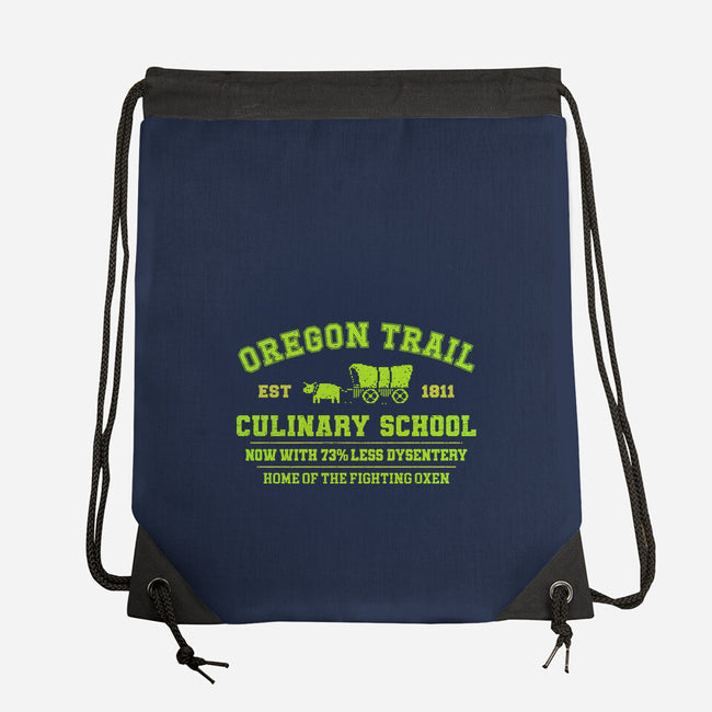 Oregon Trail Culinary School-None-Drawstring-Bag-kg07