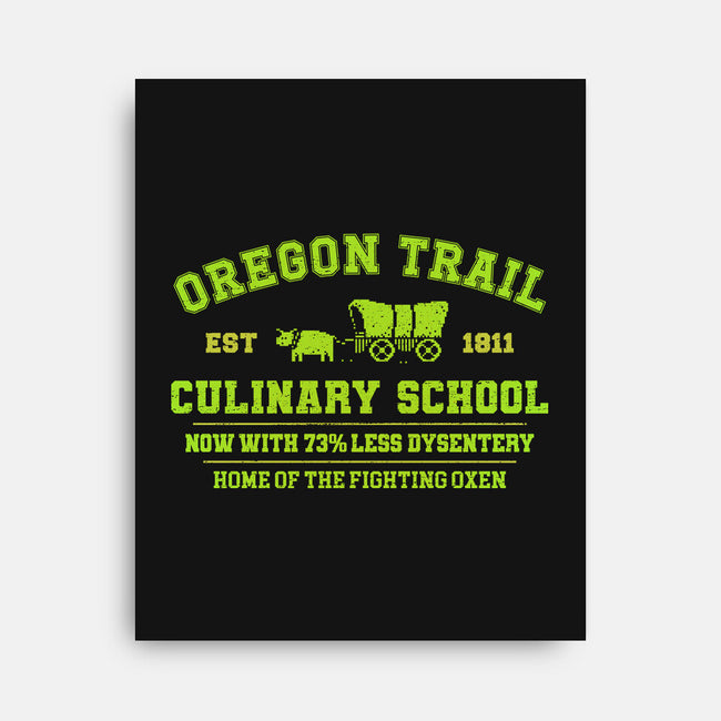 Oregon Trail Culinary School-None-Stretched-Canvas-kg07