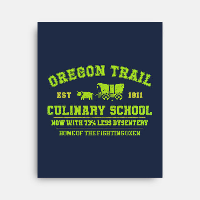 Oregon Trail Culinary School-None-Stretched-Canvas-kg07