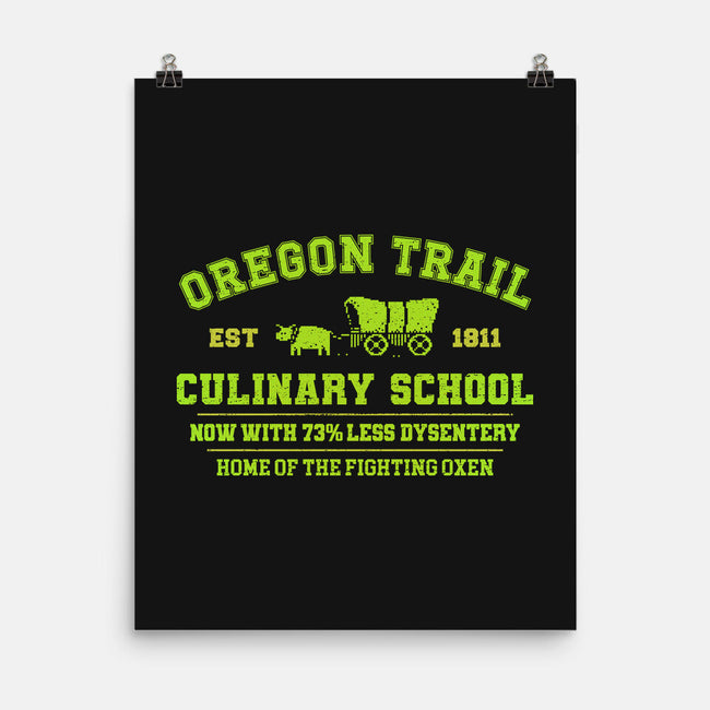 Oregon Trail Culinary School-None-Matte-Poster-kg07