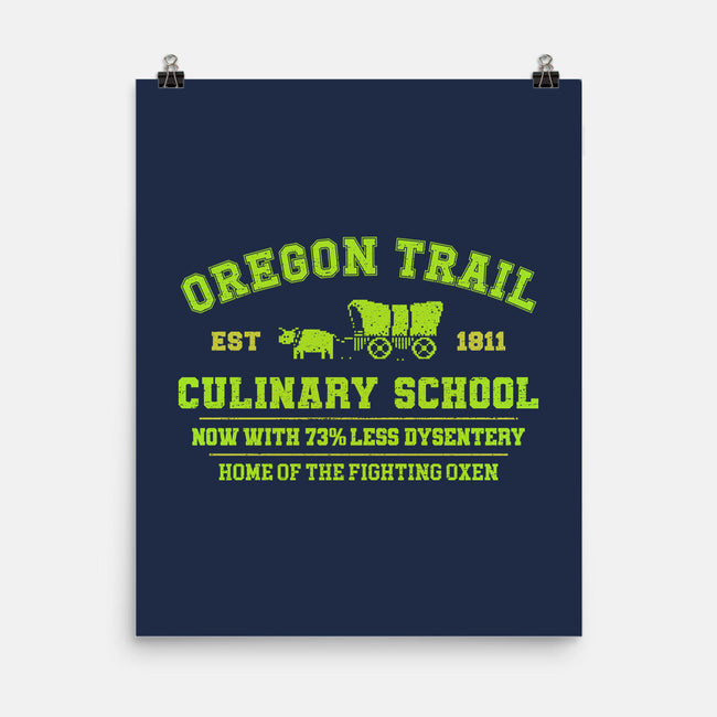 Oregon Trail Culinary School-None-Matte-Poster-kg07