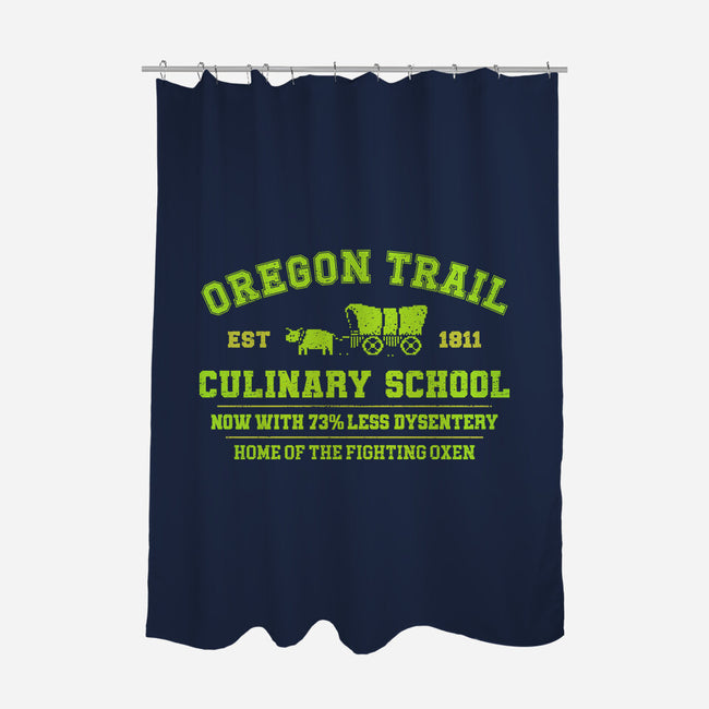Oregon Trail Culinary School-None-Polyester-Shower Curtain-kg07