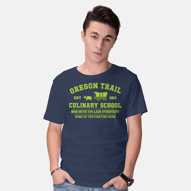 Oregon Trail Culinary School-Mens-Basic-Tee-kg07
