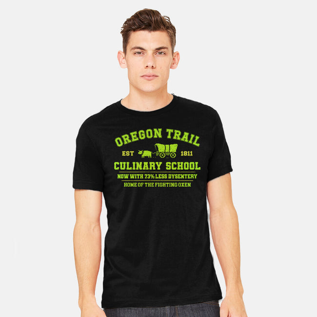 Oregon Trail Culinary School-Mens-Heavyweight-Tee-kg07