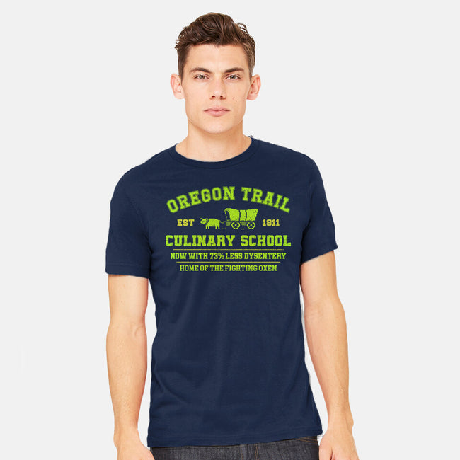 Oregon Trail Culinary School-Mens-Heavyweight-Tee-kg07