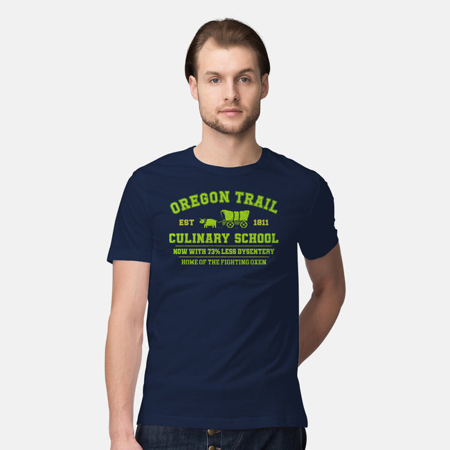 Oregon Trail Culinary School-Mens-Premium-Tee-kg07