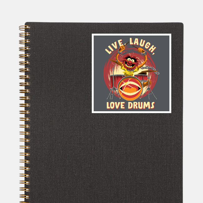 Love Drums-None-Glossy-Sticker-rmatix