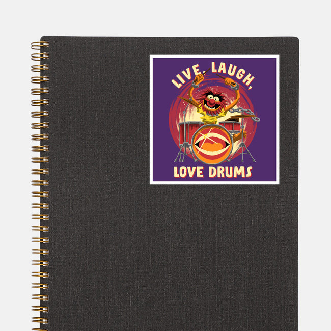 Love Drums-None-Glossy-Sticker-rmatix