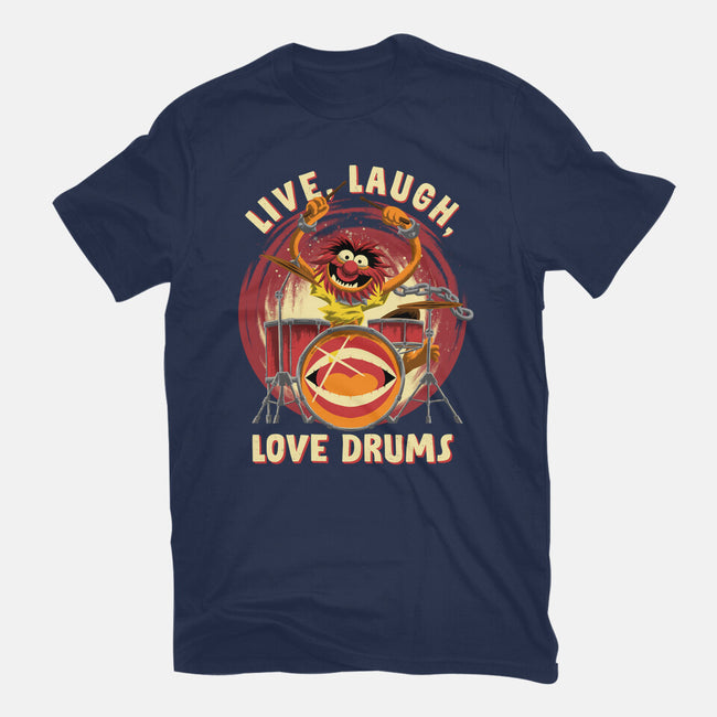 Love Drums-Mens-Heavyweight-Tee-rmatix