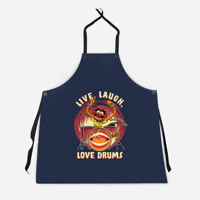 Love Drums-Unisex-Kitchen-Apron-rmatix