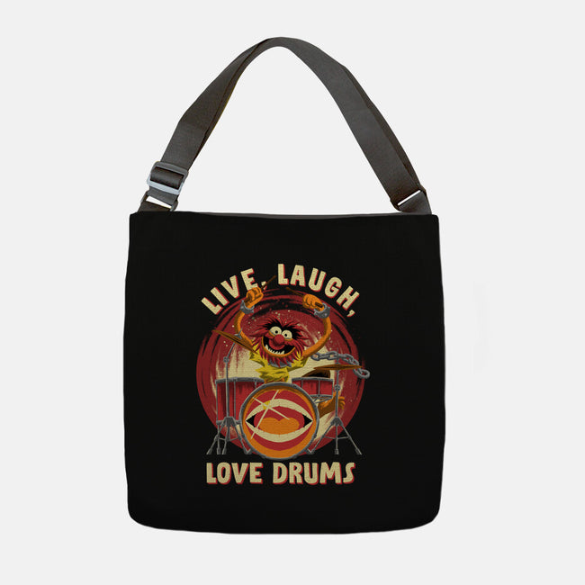 Love Drums-None-Adjustable Tote-Bag-rmatix