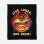 Love Drums-None-Fleece-Blanket-rmatix
