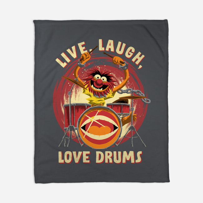 Love Drums-None-Fleece-Blanket-rmatix