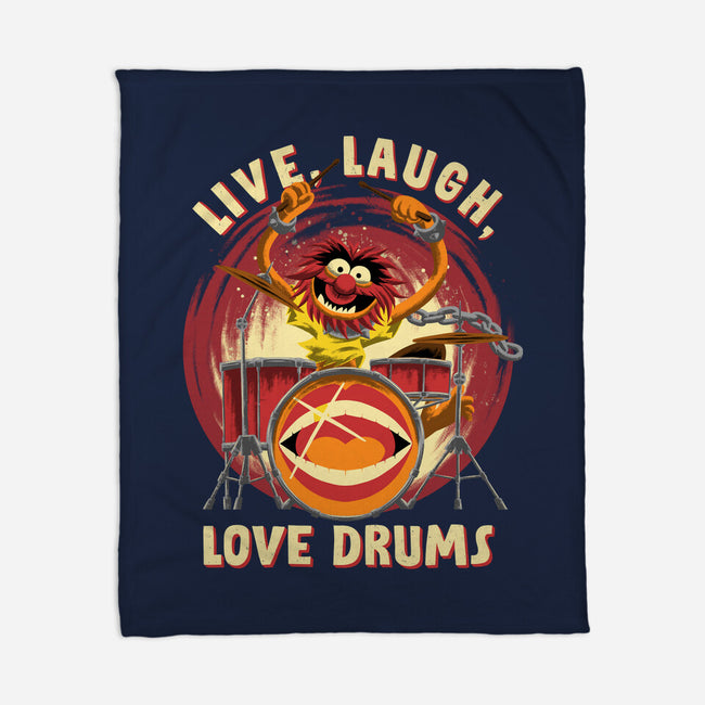 Love Drums-None-Fleece-Blanket-rmatix