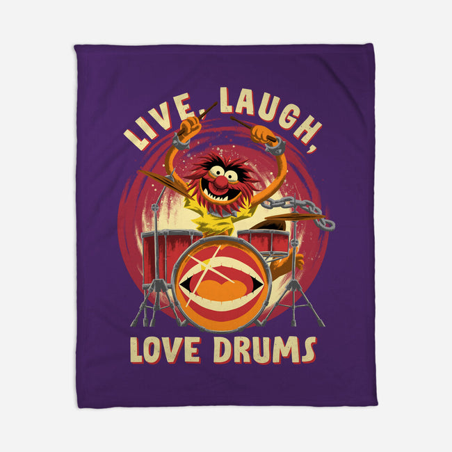 Love Drums-None-Fleece-Blanket-rmatix