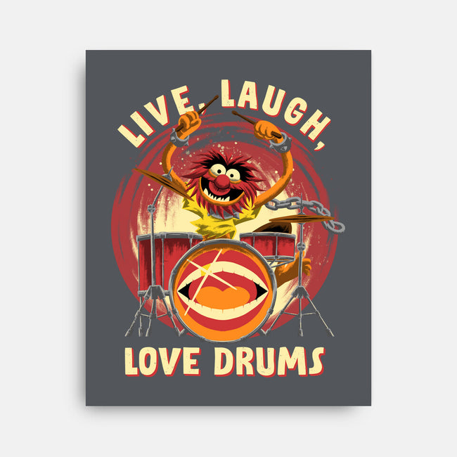 Love Drums-None-Stretched-Canvas-rmatix