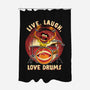 Love Drums-None-Polyester-Shower Curtain-rmatix